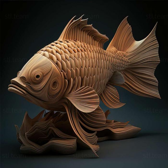 3D модель Нанкин рыба рыба (STL)